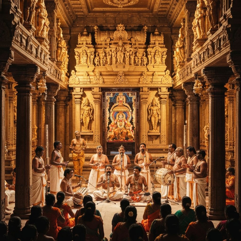Temple devotional performance